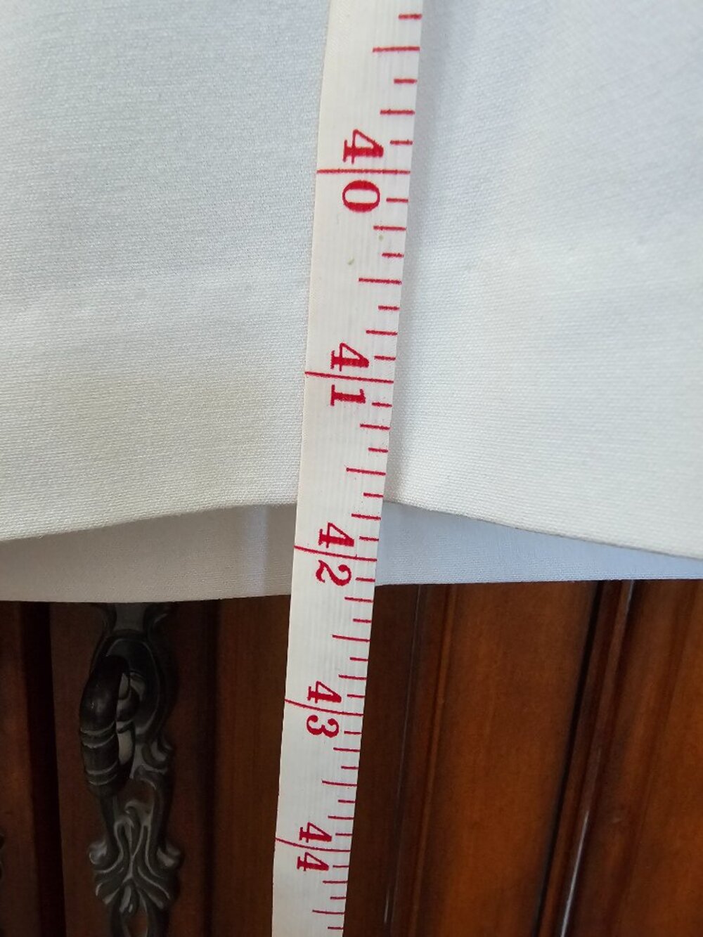Cream polyester slacks - Picture 5 of 7
